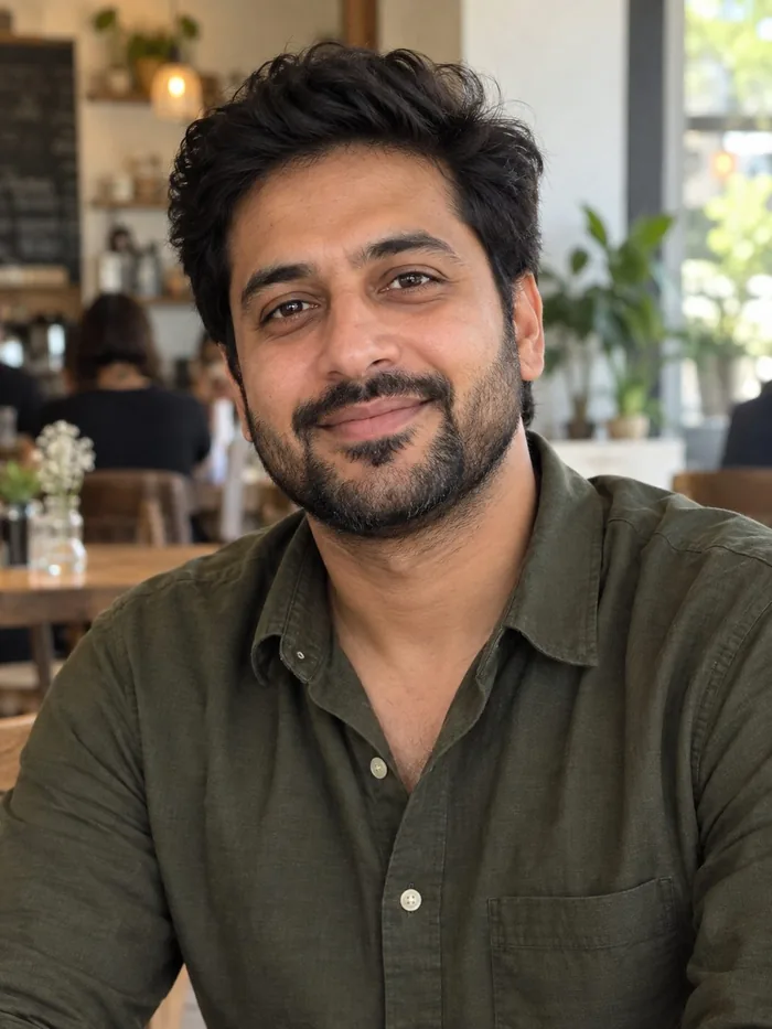 Fictional AI portrait: Arjun