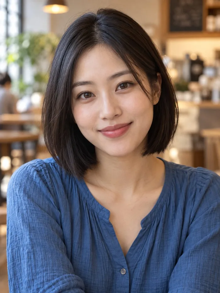 Fictional AI portrait: Mei